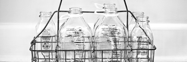 Milk Bottles Photo by Lucy Hyde